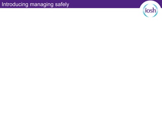 Introducing managing safely
 