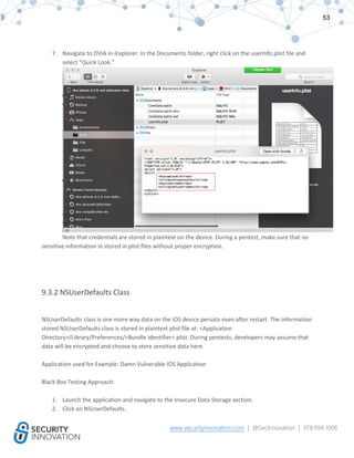 Ios Hacking Book Hacking iOS Applications: A Detailed Testing Guide | PDF