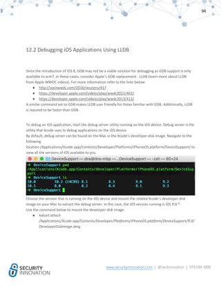 Ios Hacking Book Hacking iOS Applications: A Detailed Testing Guide | PDF