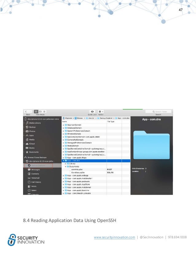 Hacking Ios Applications A Detailed Testing Guide