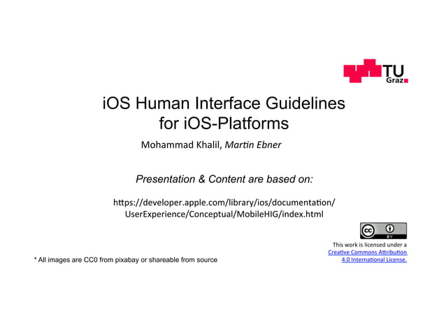 iOS Human Interface Guidlines for iOS-Platforms | PDF