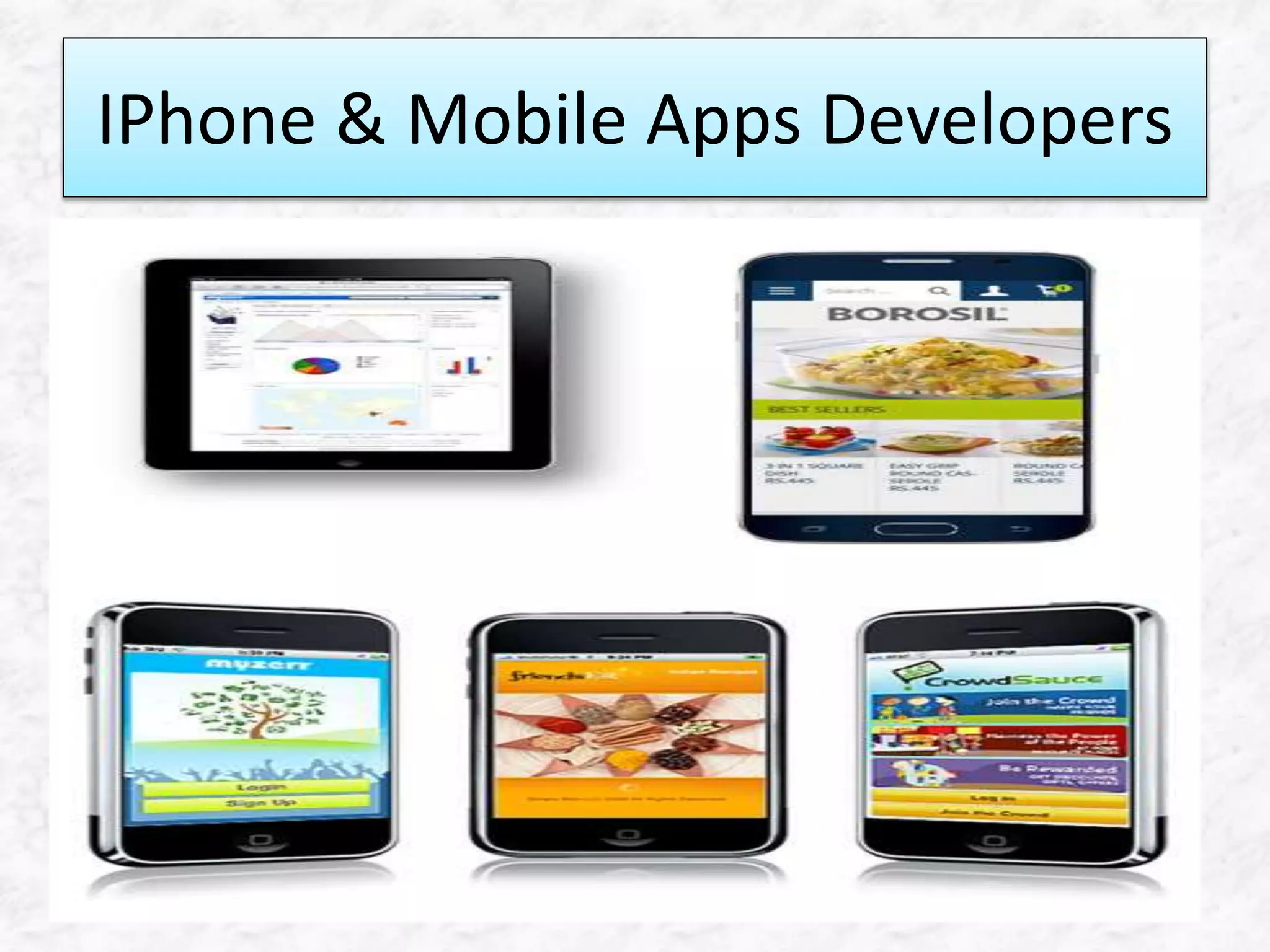 IPhone & Mobile Apps Developers