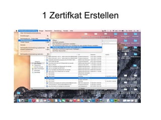 1 Zertifkat Erstellen
 