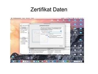 Zertifikat Daten
 