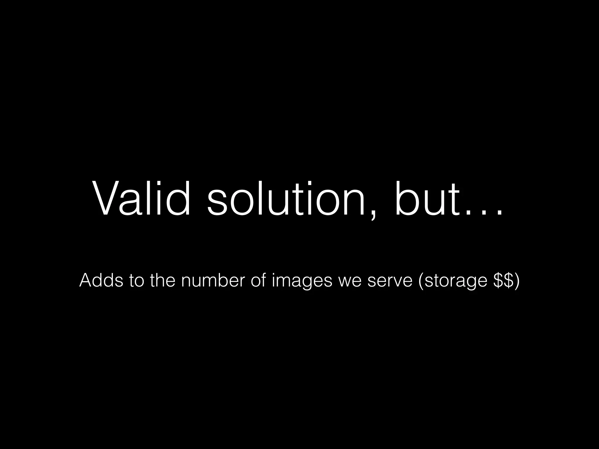 Solution #2
Retrieve circular images from API
 