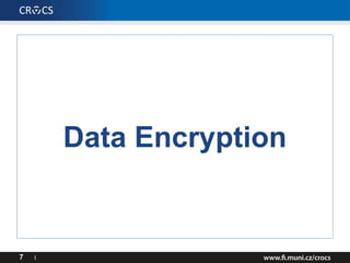 Data Encryption
7 I
 