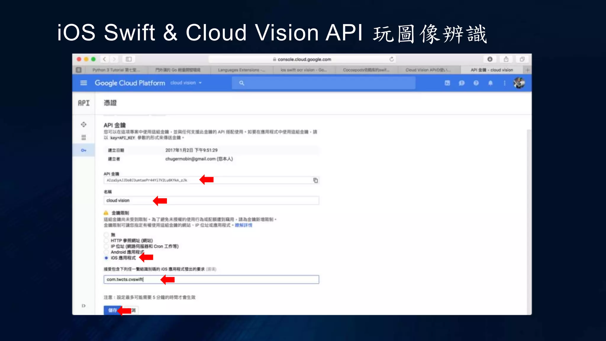 iOS Swift & Cloud Vision API 玩圖像辨識
 
