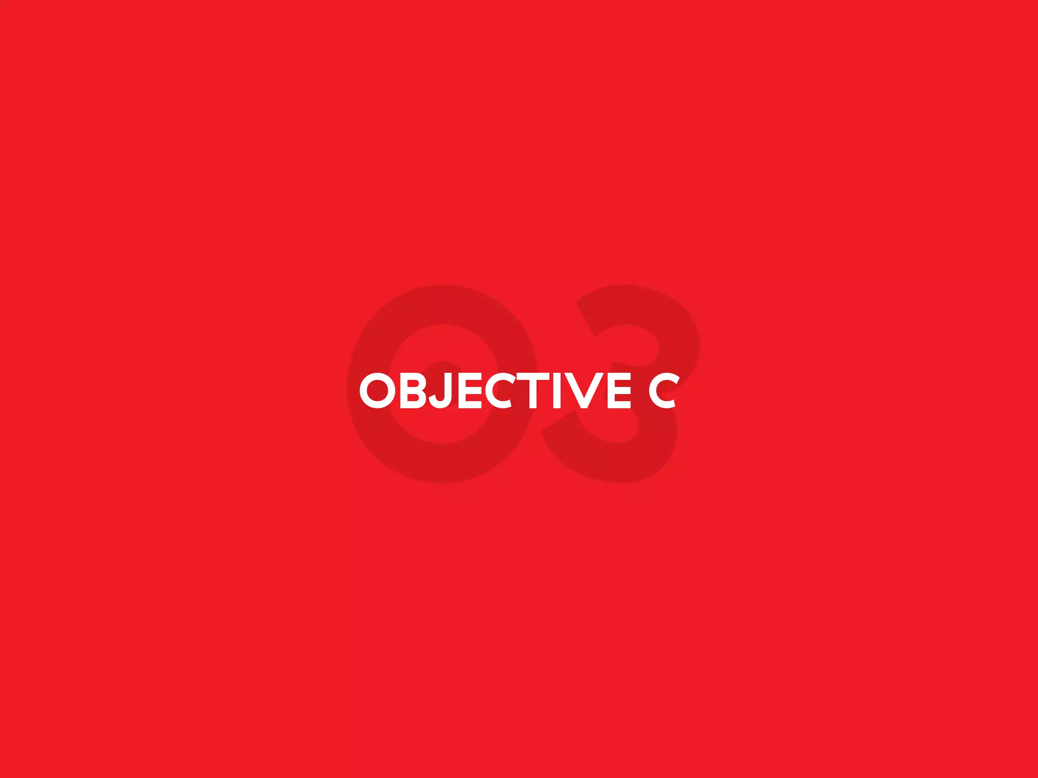 03OBJECTIVE C
 