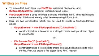Io streams | PPT | Free Download