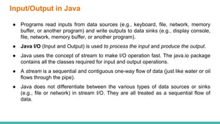 Io streams | PPT