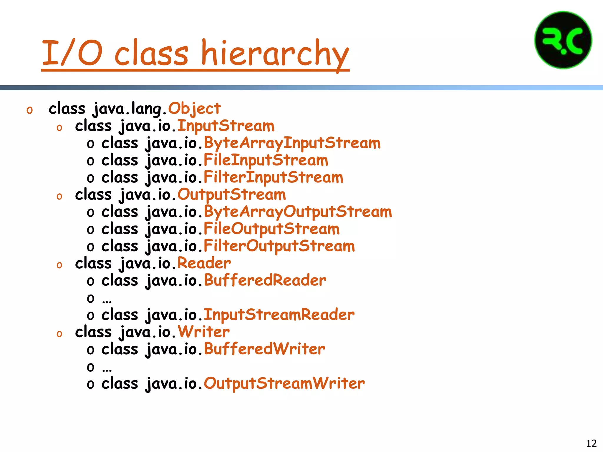 I/O Streams | PPTX