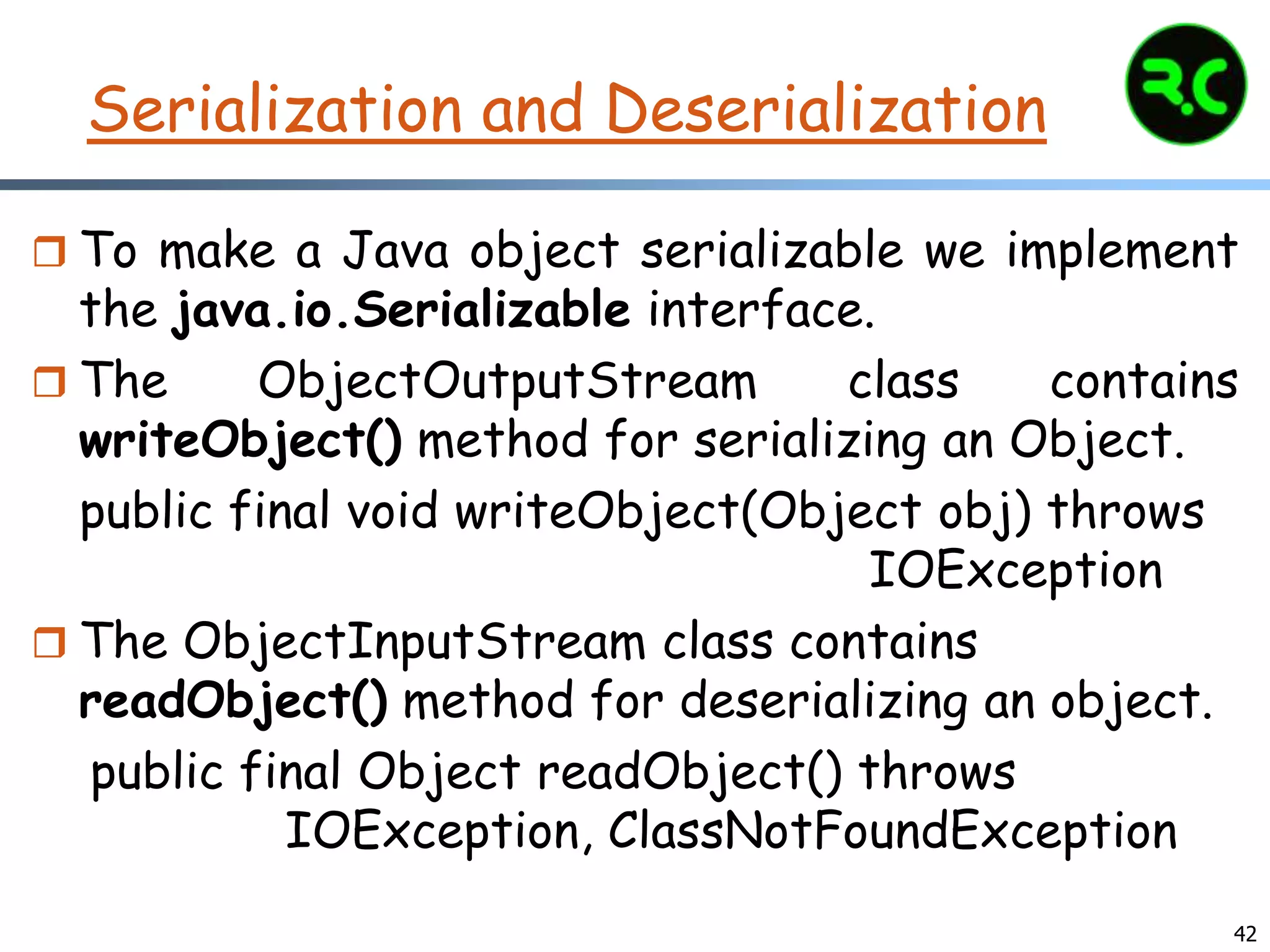 I/O Streams | PPTX
