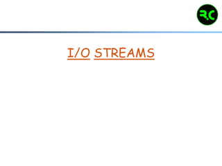 I/O Streams | PPT