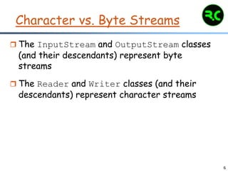 I/O Streams | PPTX