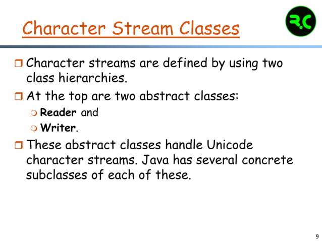 I/O Streams | PPTX
