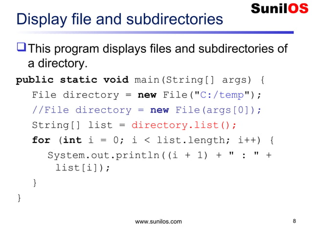 Java Input Output and File Handling | PPT