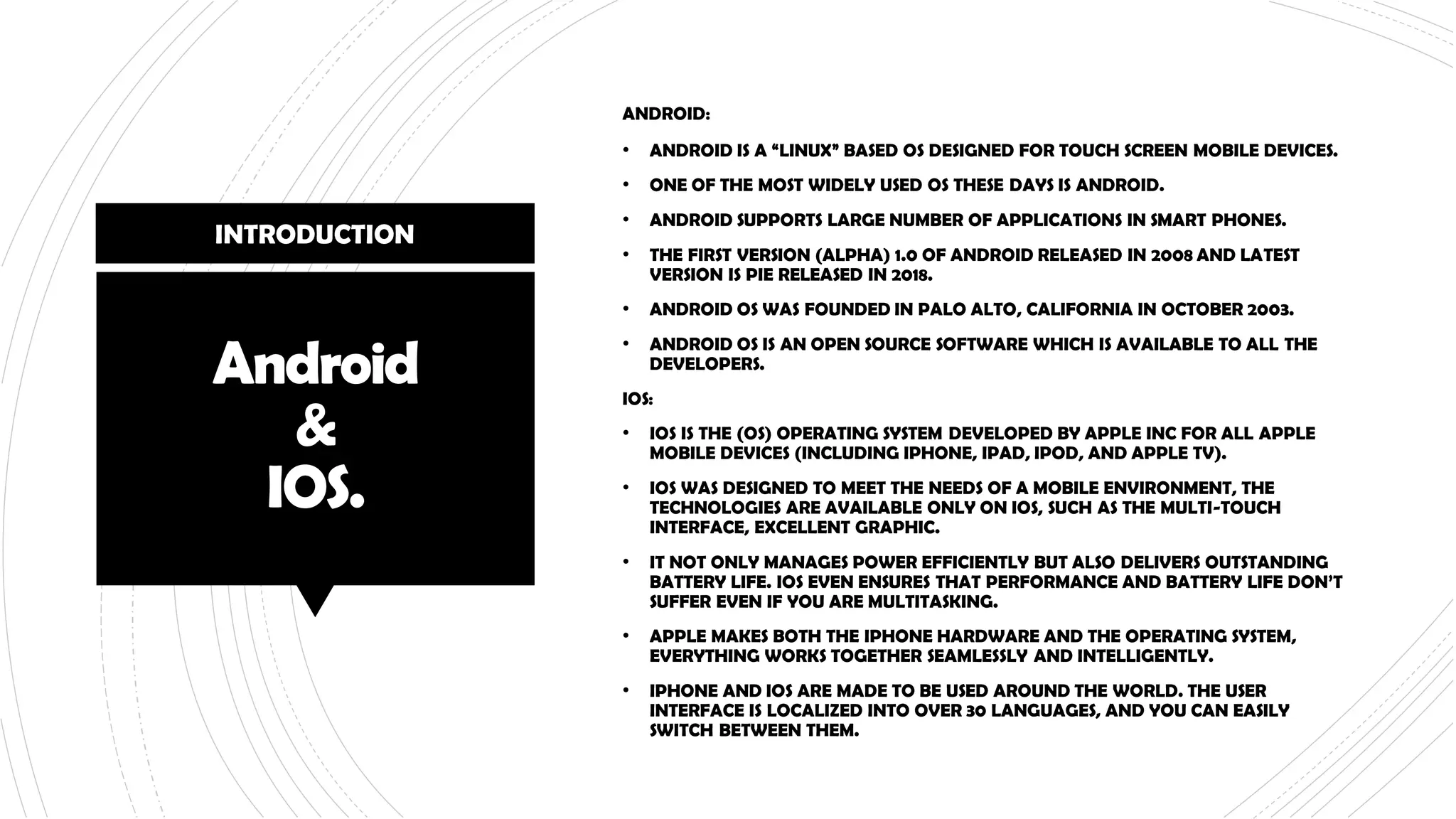 Ios vs android | PPT