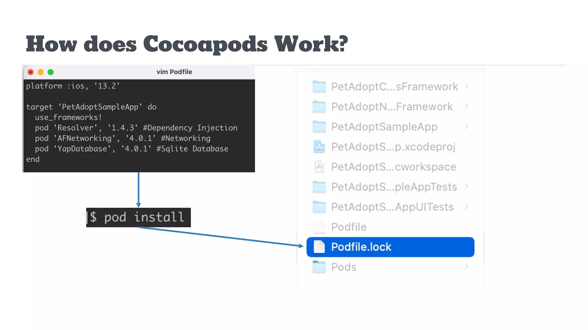 How does Cocoapods Work?
 