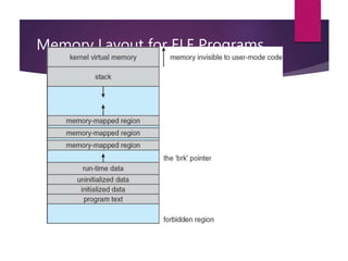 Memory Layout for ELF Programs
 