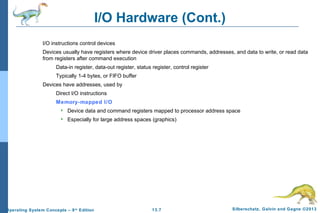 Input output systems ppt - cs2411 | PPT