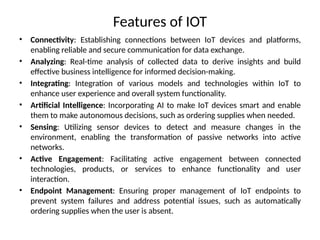IoT frameworks offer a pre-defined structure and architecture for ...