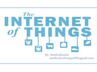 THE INTERNET OF THINGS
How the Next Evolution of the Internet Is Changing
Everything :
The Internet of Things (IoT), somet...