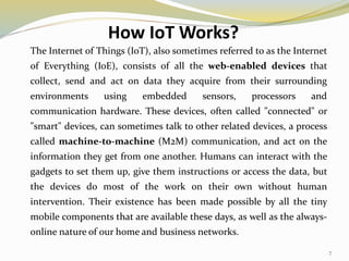 A basic PPT on Internet Of Things(IOT) | PPTX
