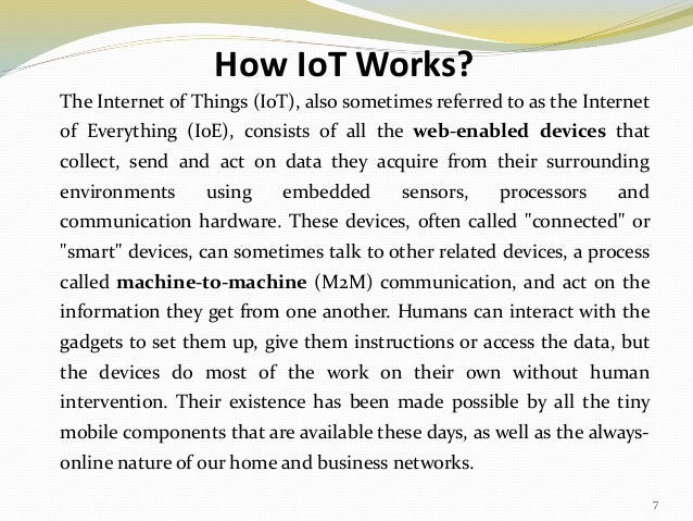 A Basic Ppt On Internet Of Things Iot A Basic Ppt On Internet Of Things Iot