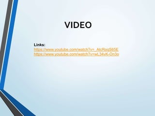 VIDEO
Links:
https://www.youtube.com/watch?v=_AlcRoqS65E
https://www.youtube.com/watch?v=wL34vK-On3o
 