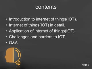 internet of things | PPT