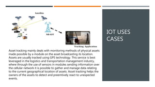 IoT Applications and Networks