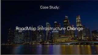 Case Study:
15
RoadMap Infrastructure Change
 