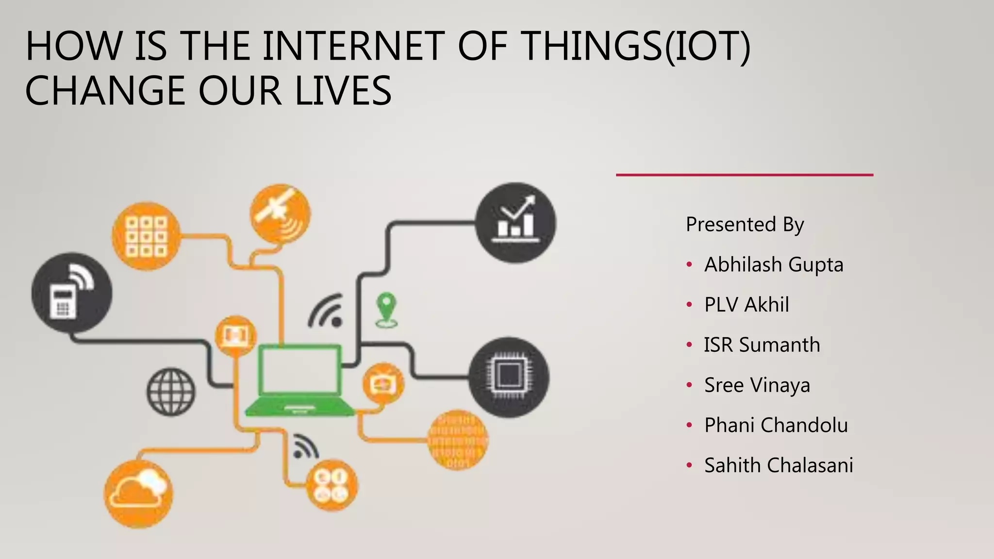 Internet of Things changing our lives | PPTX