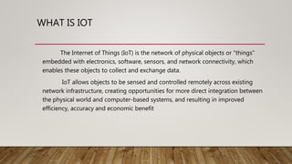 Internet of Things changing our lives | PPTX