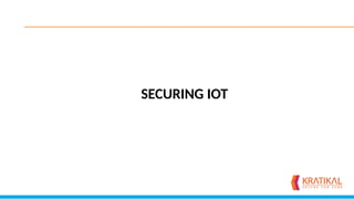 SECURING IOT
 