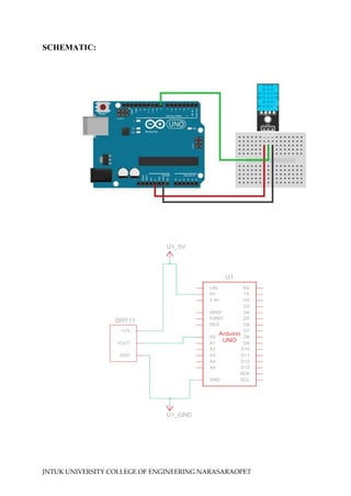 JNTUK UNIVERSITY COLLEGE OF ENGINEERING NARASARAOPET
SCHEMATIC:
 