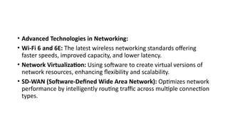 introduction of Advance Networking using | PPTX