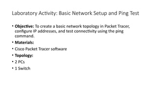 introduction of Advance Networking using | PPTX