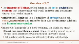 Introduction to Internet of Things and its impact. | PPTX