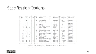 Specification Options
42
 