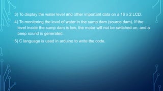 Io t based water level monitoring system of dams in | PPTX