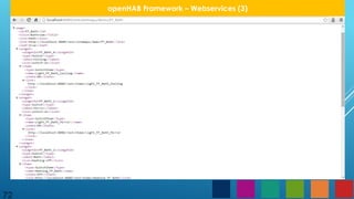 72
openHAB Framework – Webservices (3)
 