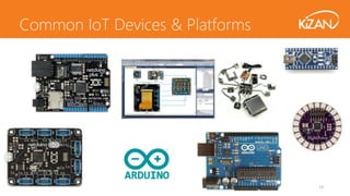 14
Common IoT Devices & Platforms
 