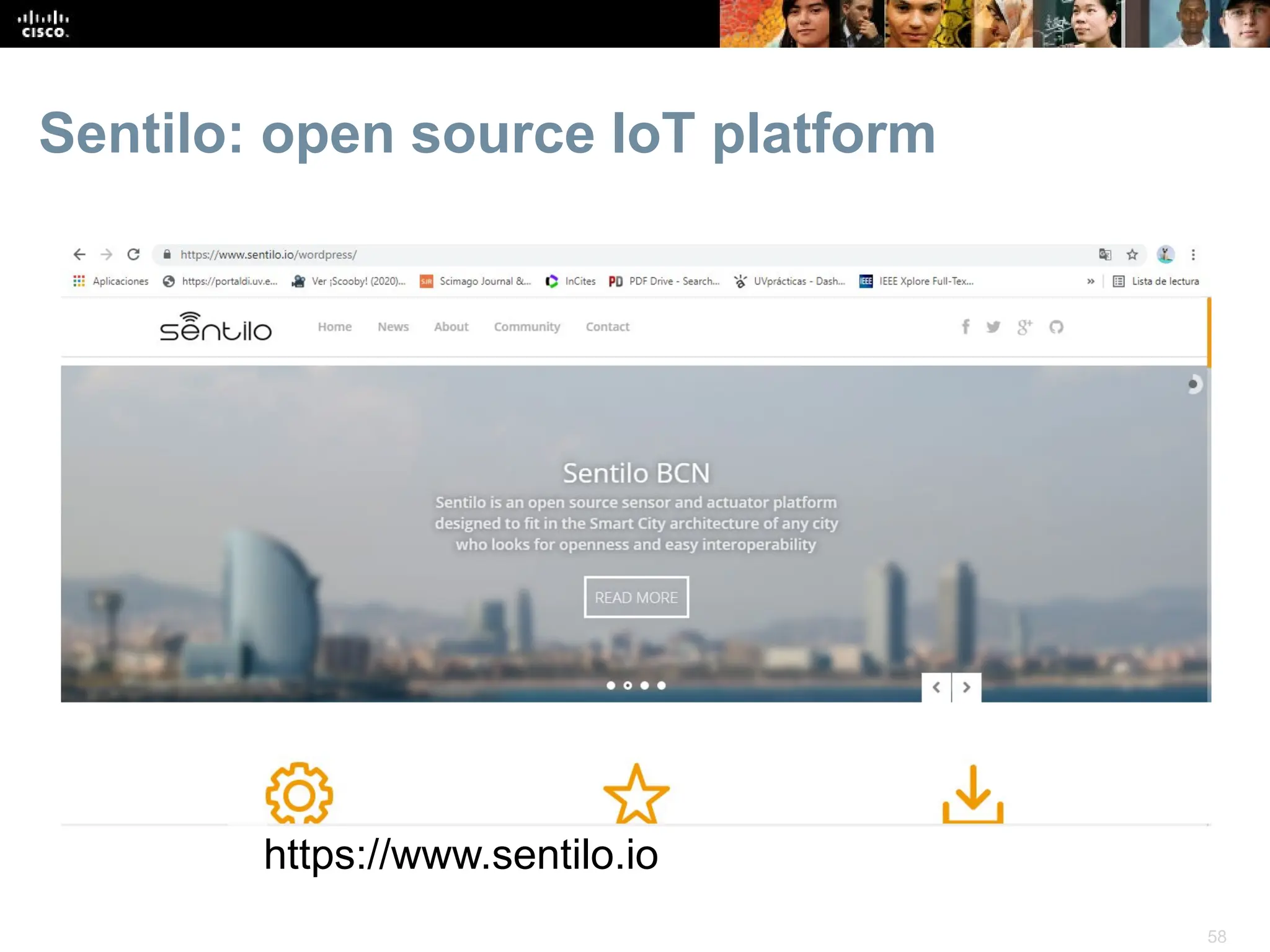 58
Sentilo: open source IoT platform
https://www.sentilo.io
 