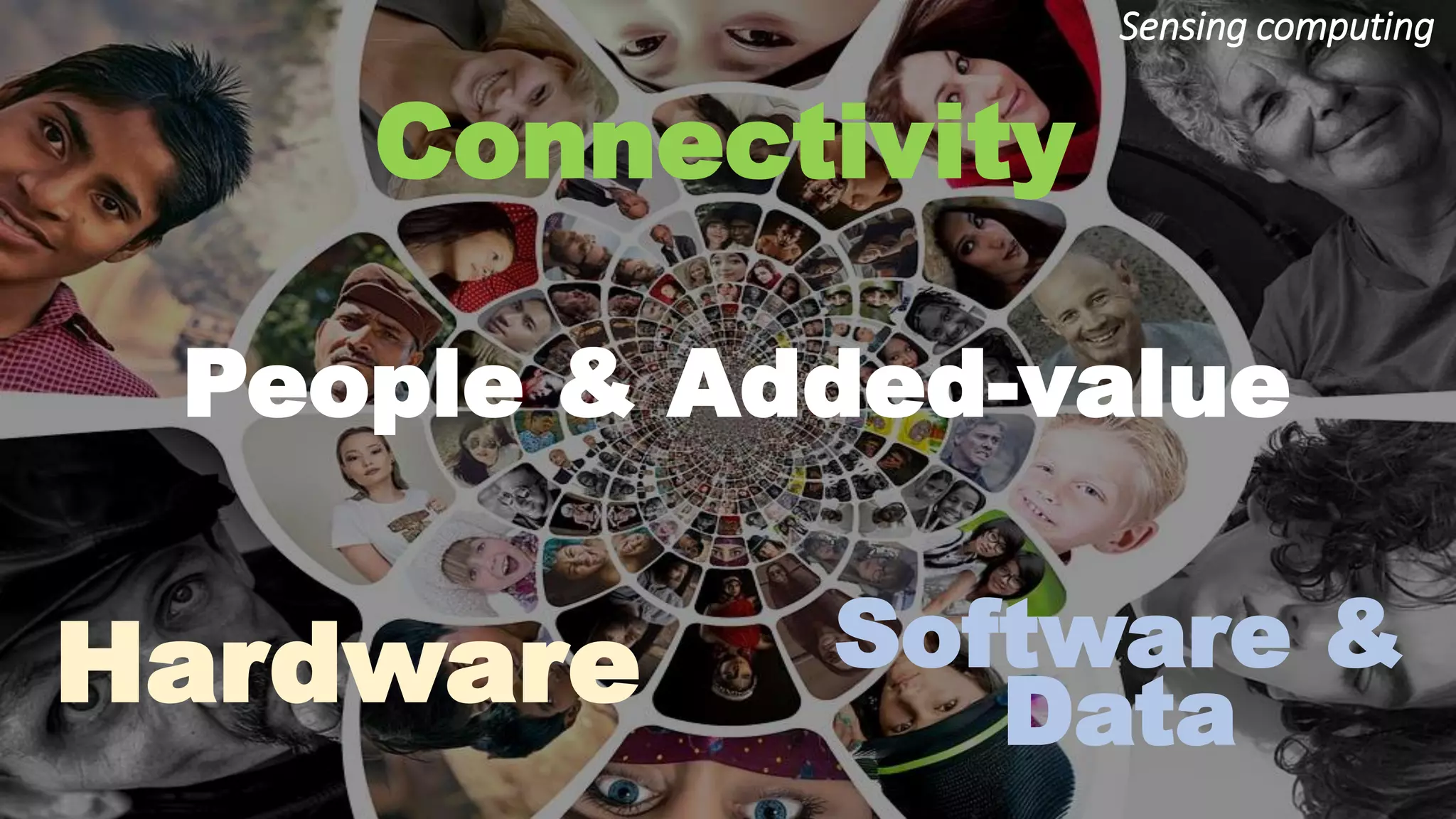 What IoT is about?
17
People & Added-value
Connectivity
Hardware Software &
Data
Sensing computing
 