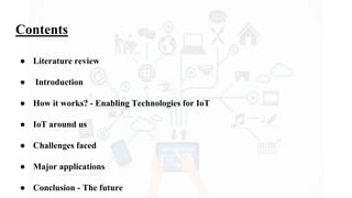 Internet of Things - Recent developments and Trends | PPTX