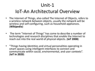 Io t introduction | PPTX