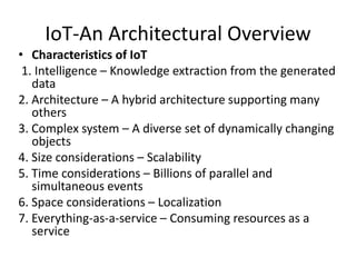 Io t introduction | PPTX