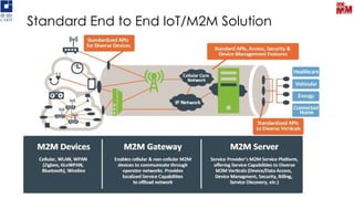 Standard End to End IoT/M2M Solution
 