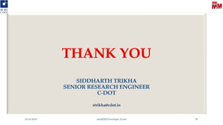 03-10-2019 oneM2M Developer Event 70
 